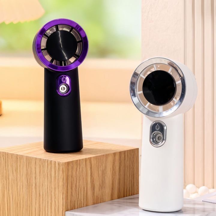 Women Portable Mini Fan with USB Charging Function and Innovative Spray Technology Bowlift