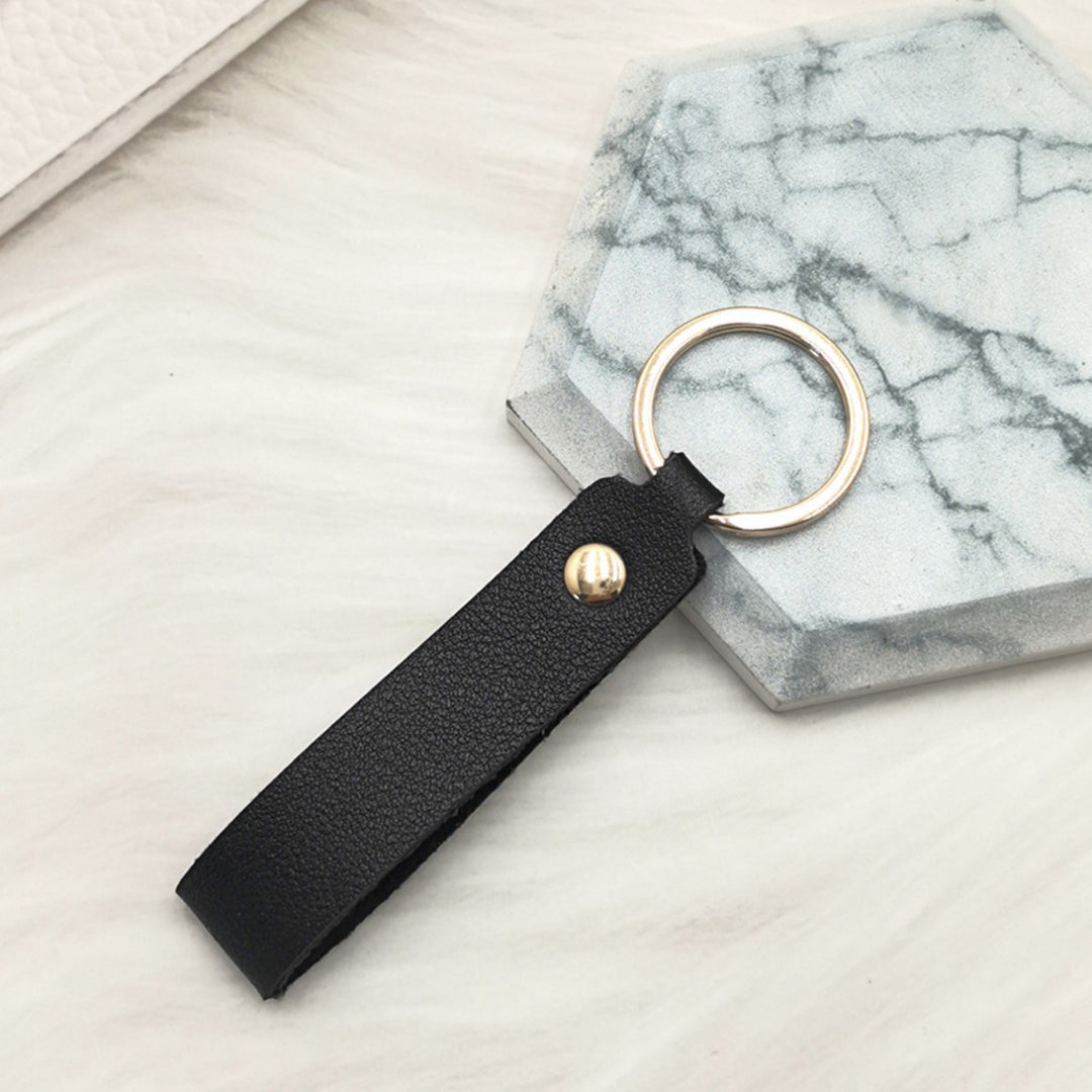 Unisex keychain made of high-quality artificial leather with stylish design Bowlift