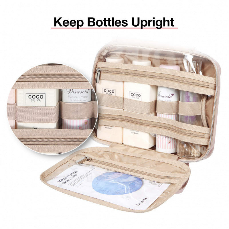 Cosmetic Organizer Bag with Removable Interior Divider Bowlift