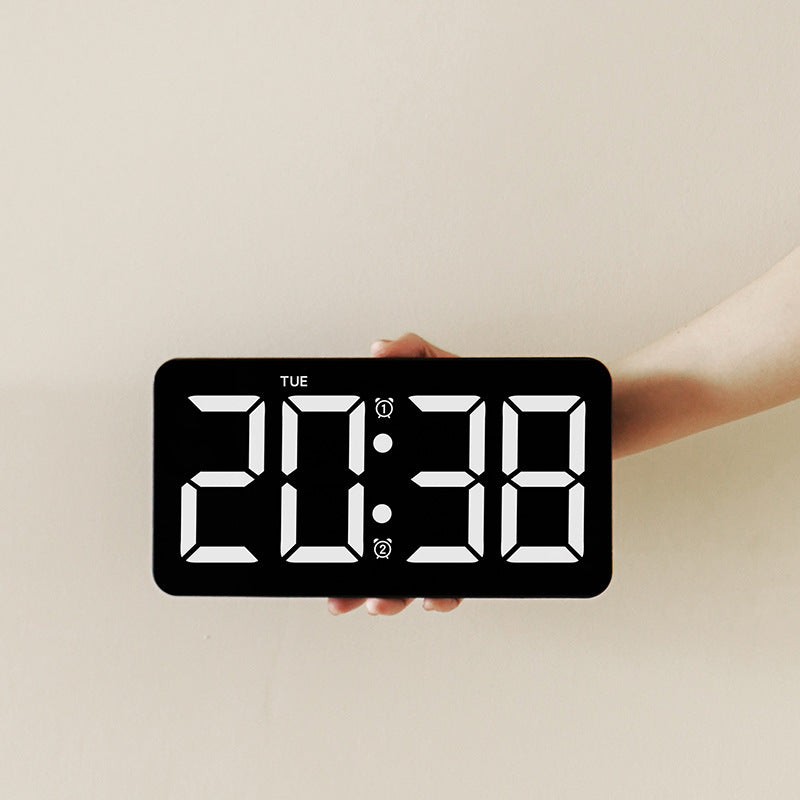 Digital LED Alarm Clock with Large Digits and Snooze Function Bowlift