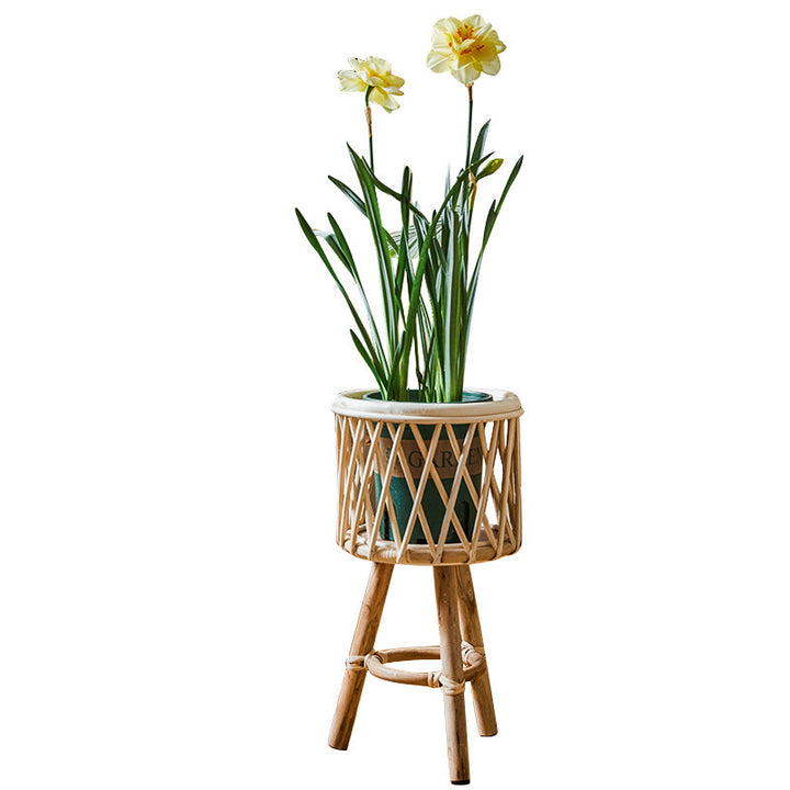 Decorative Woven Flower Planters Bowlift