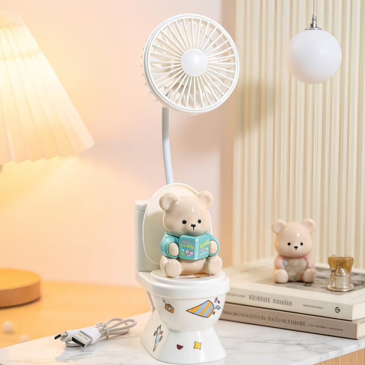 Unisex Creative Table Fan with Processed Design Bowlift