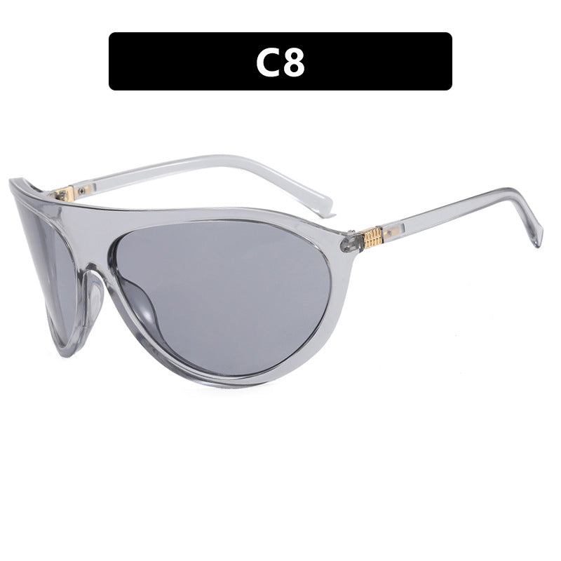 Women's Cat-Eye Sunglasses with Unique Design and Protective UV Filter Bowlift