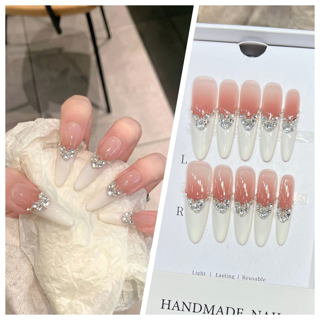 Elegant Stiletto Press-On Nail Art Set Bowlift