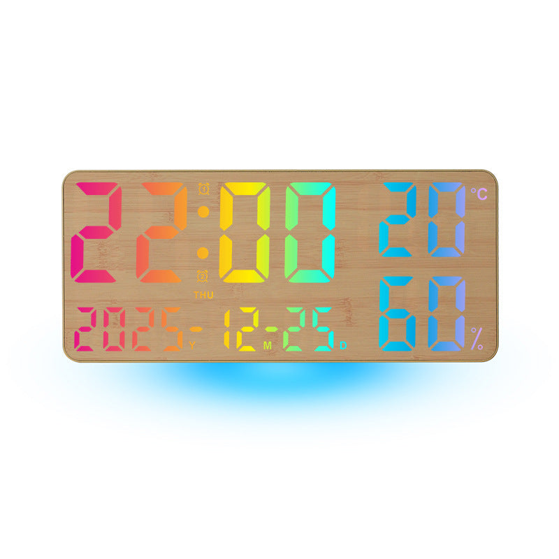 Digital Thermo-Hygrometer Alarm Clock Bowlift