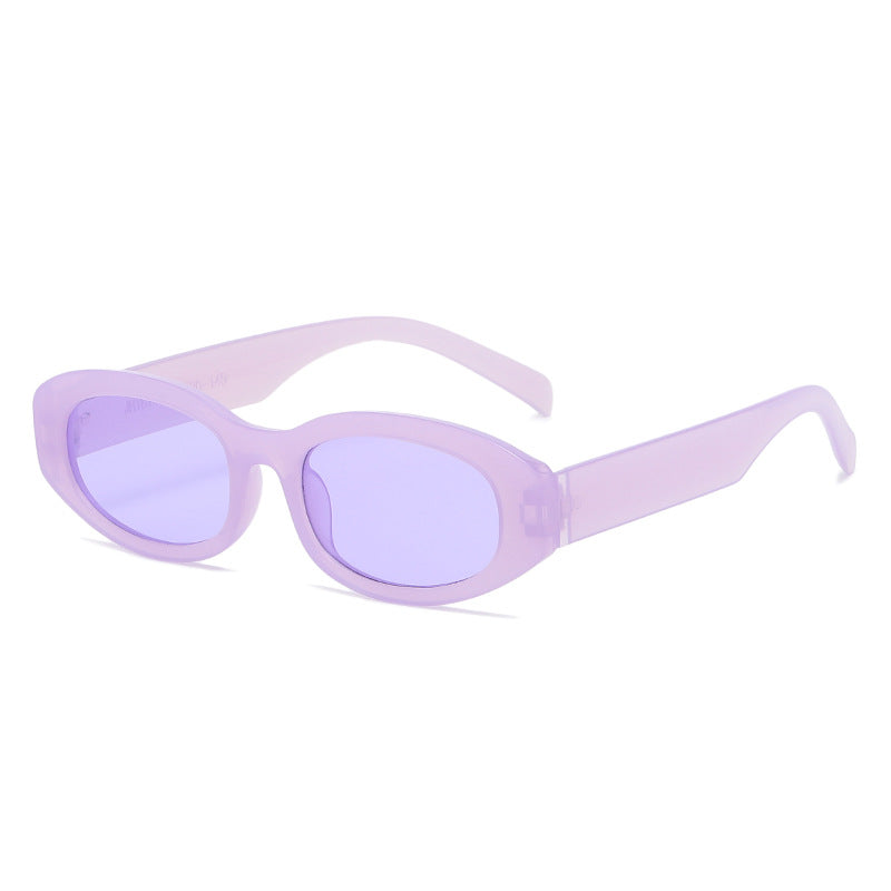 Ladies fashionable sunglasses in minimalist oval design Bowlift