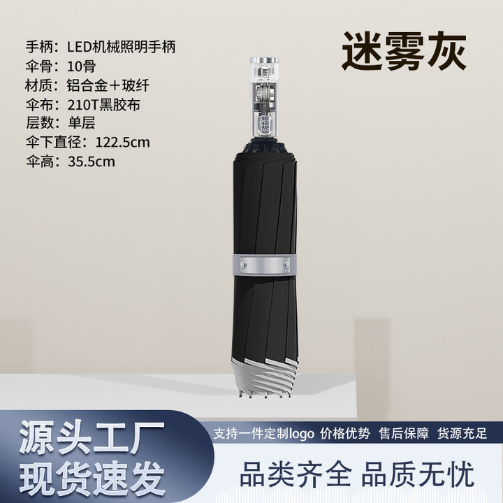 Ladies high-performance umbrella with LED lighting and sturdy construction Bowlift