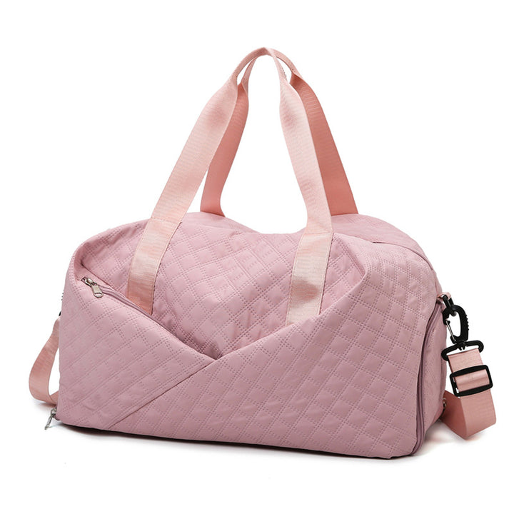 Quilted Weekender Duffel Bag