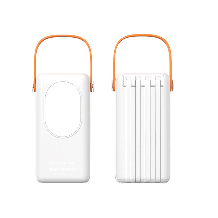 High-performance power bank with integrated LED light and digital display Bowlift