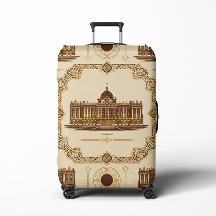 Women's Travel Trolley Bowlift with elegant baroque pattern