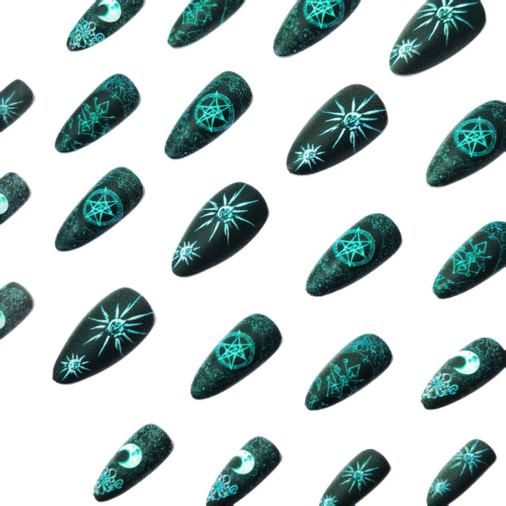 Mystical Patterned Nail Art Bowlift