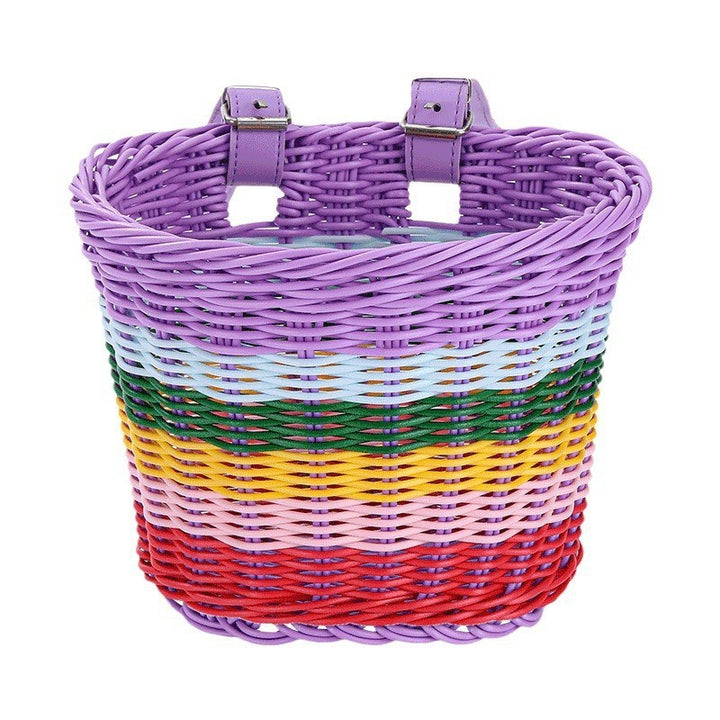Multi-Color Handwoven Storage Basket Bowlift