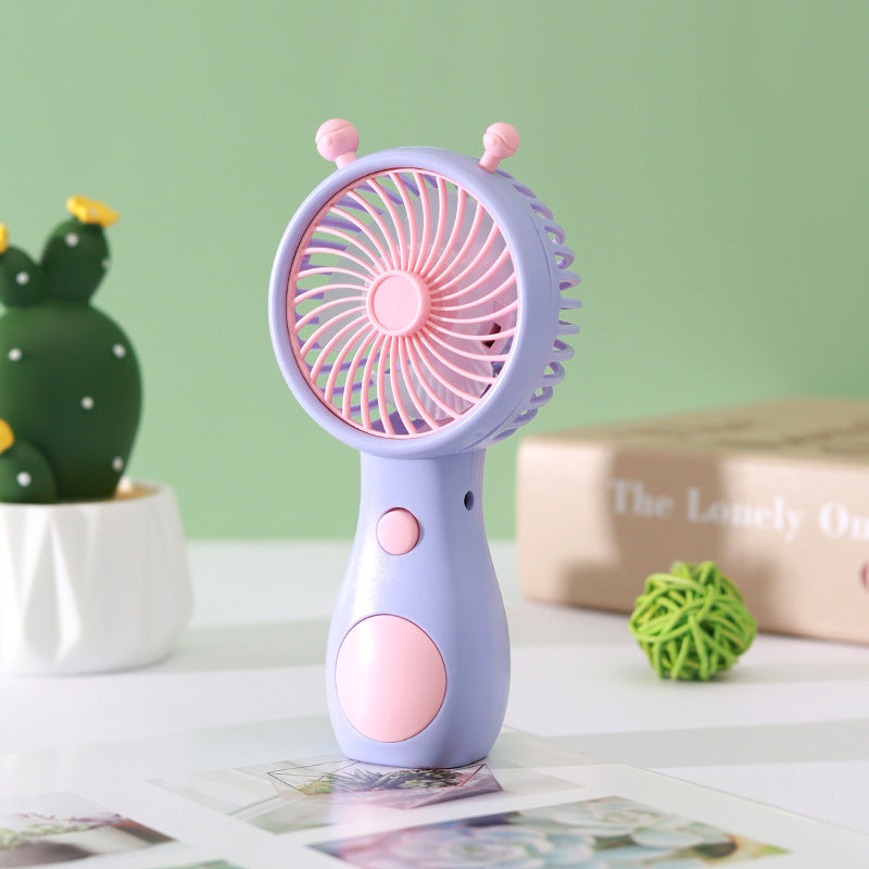 Unisex Mini Snail-Shaped USB Rechargeable Desk Fan Bowlift