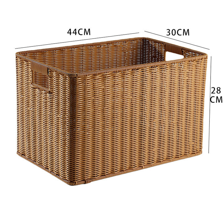 Home Storage Wicker Basket Bowlift