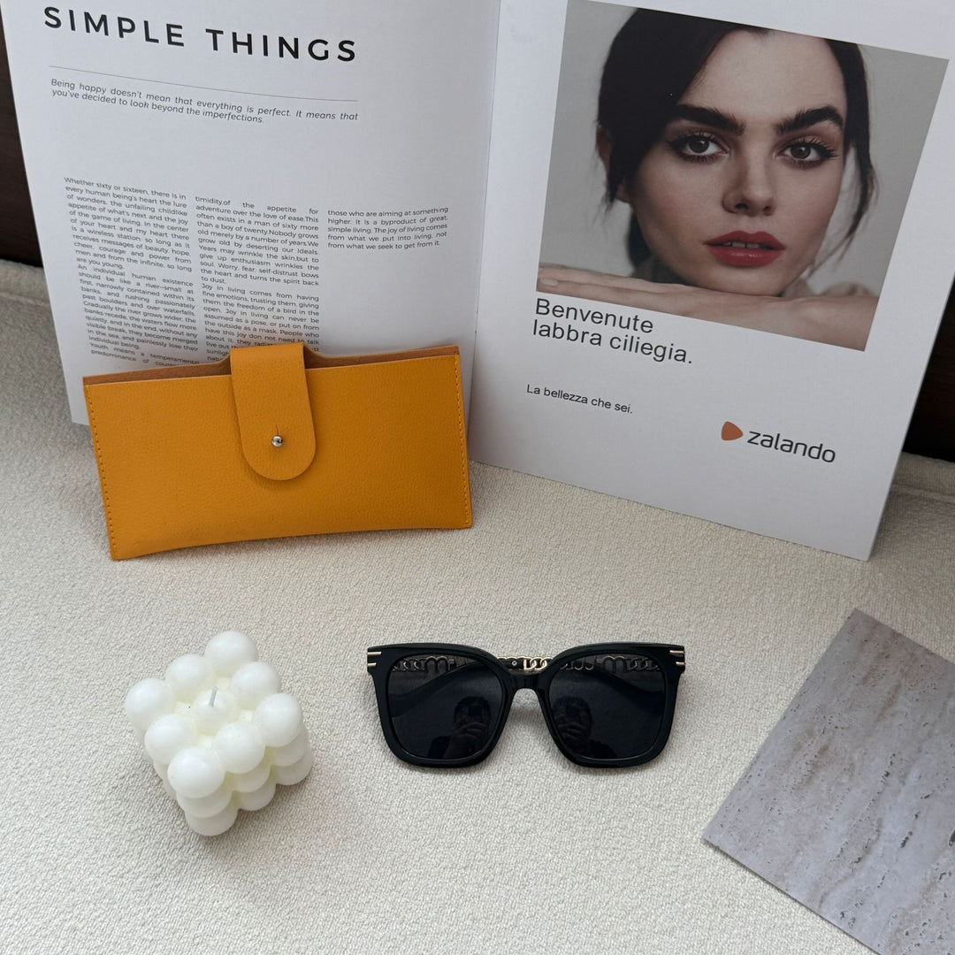Oversized Retro Frame Sunglasses Bowlift