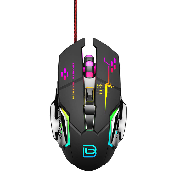 Gaming mouse with precise sensor and RGB lighting Bowlift
