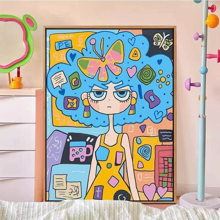 Colorful Abstract Canvas Art Bowlift