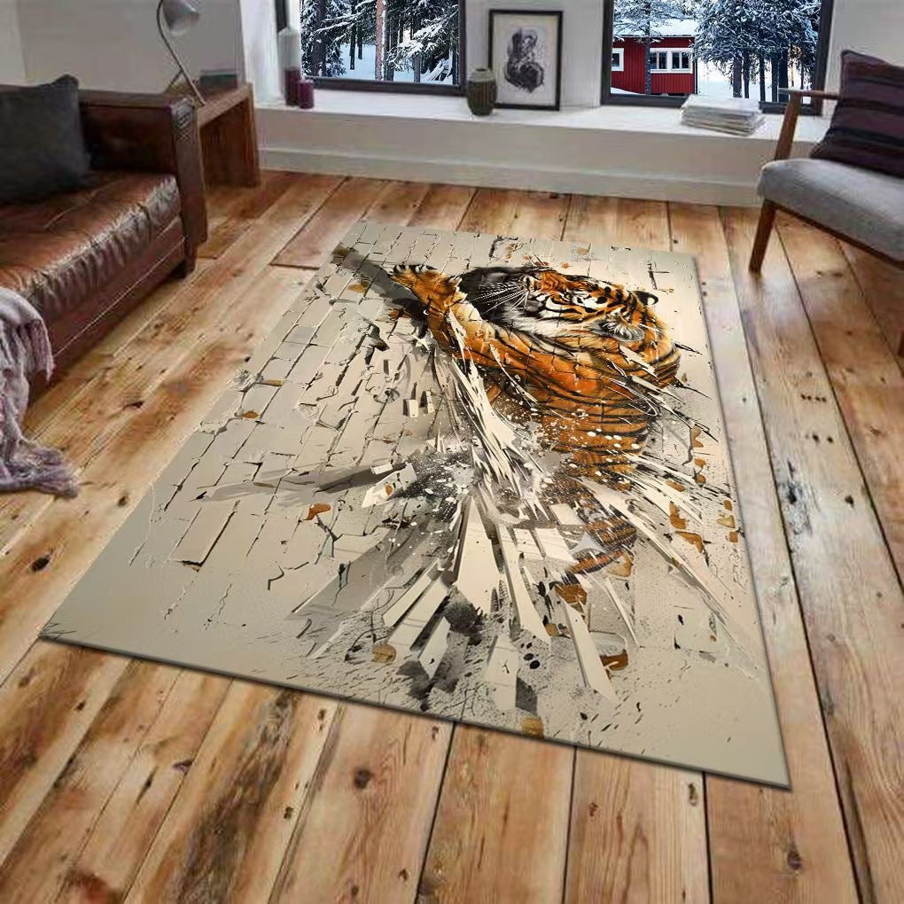 3D Printed Tiger Wall Mural Bowlift