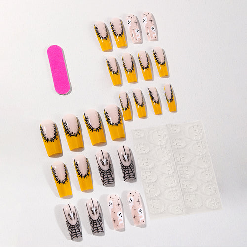 Halloween-Themed 3D Acrylic Nail Art Extensions Bowlift