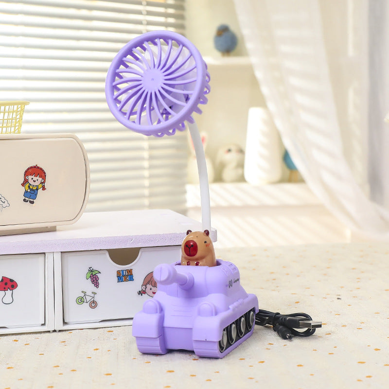 Ladies Creative Mini Fan in Tank Design Bowlift