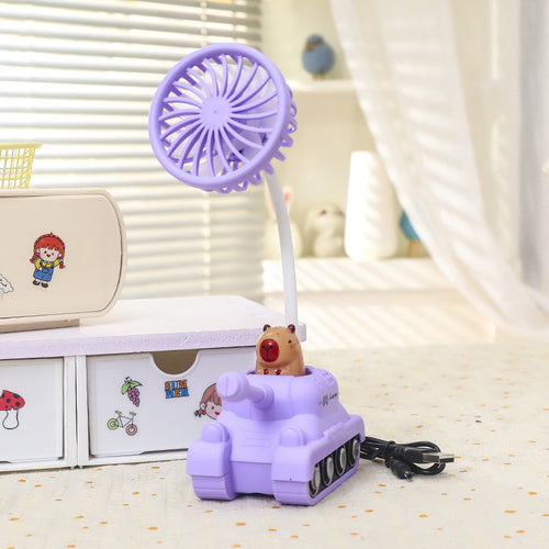 Ladies Creative Mini Fan in Tank Design Bowlift