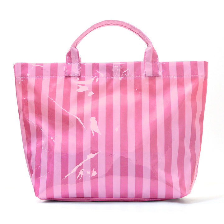Beach bag with colorful check pattern and water-repellent coating Bowlift