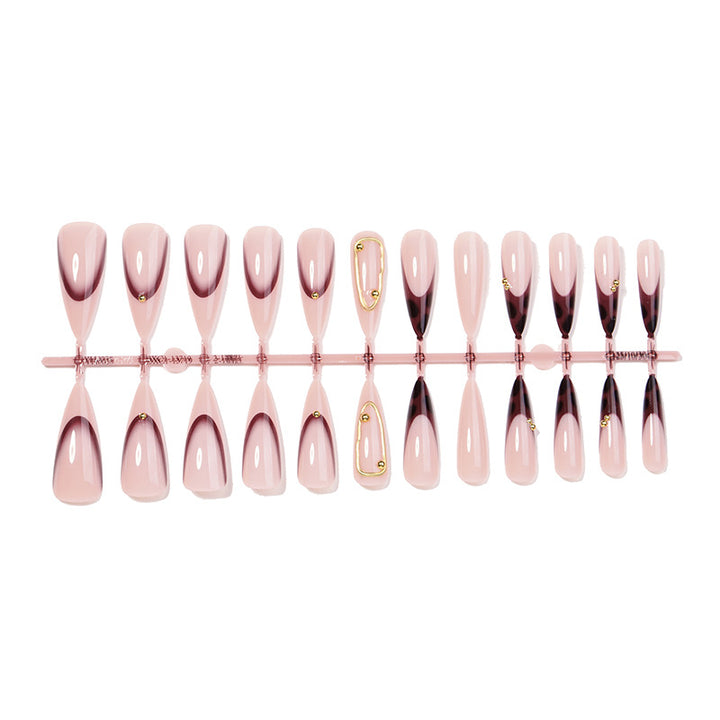 Elegant Sculpted Stiletto Press-On Nails Bowlift