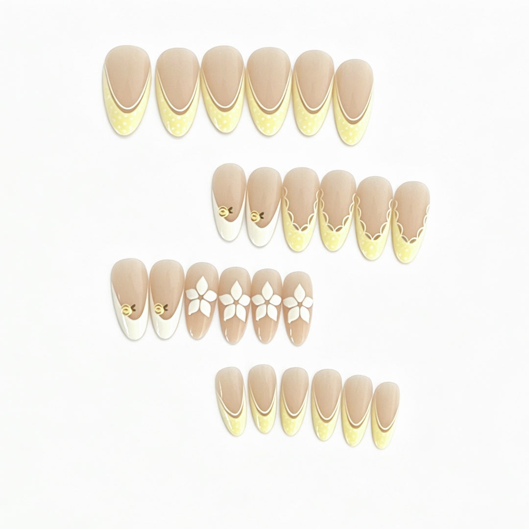 Decorative Press-On Nail Art Bowlift