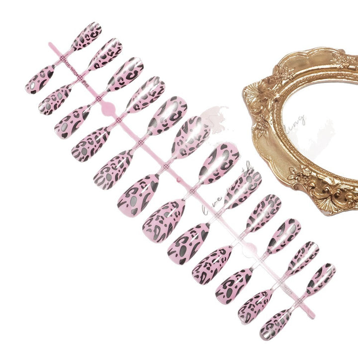 Artistic Leopard Print Press-On Nails Bowlift