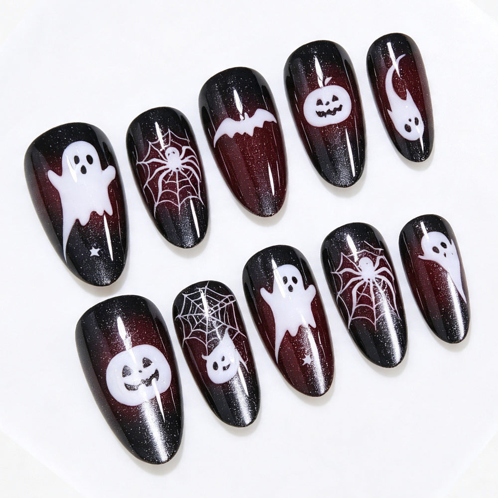 Halloween Themed Press-On Nail Art Bowlift
