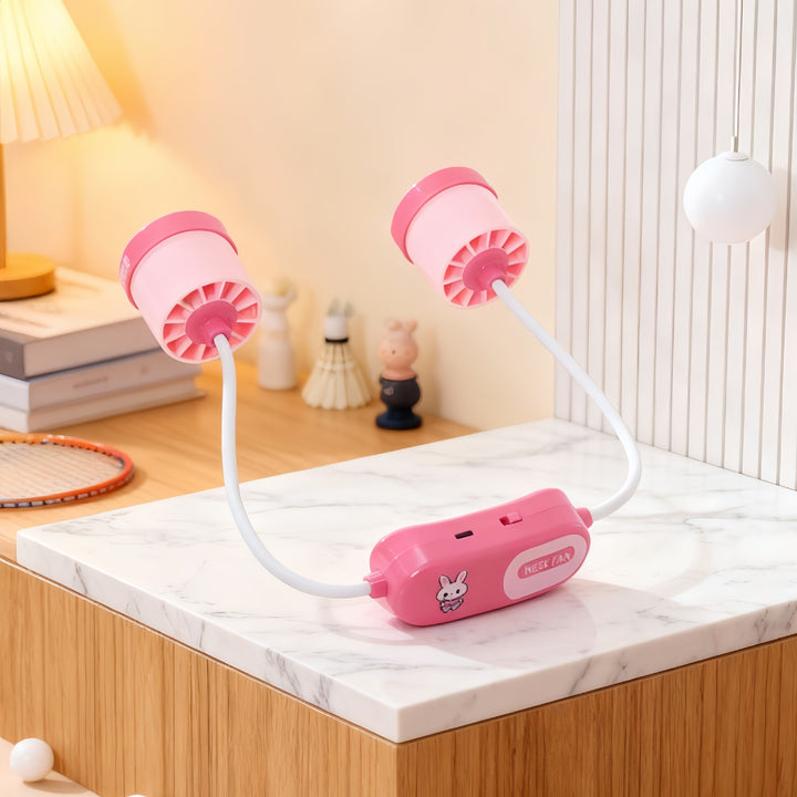 Women Portable Neck Fan with Flexible Design Bowlift