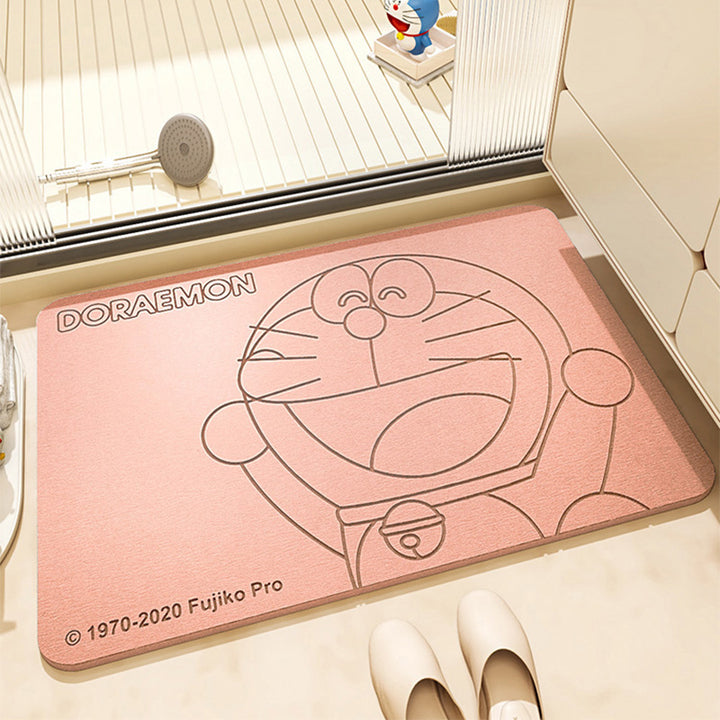 Cartoon Character Bath Rug Bowlift