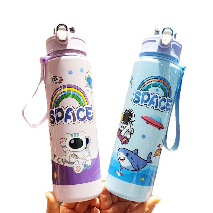 Ladies Fantasy Water Bottle with Practical Carry Strap Bowlift
