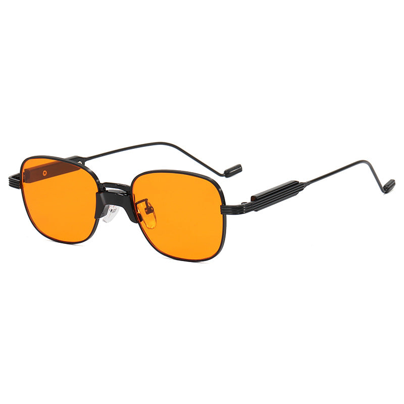 Fashionable Retro Sunglasses with Square Frame Bowlift