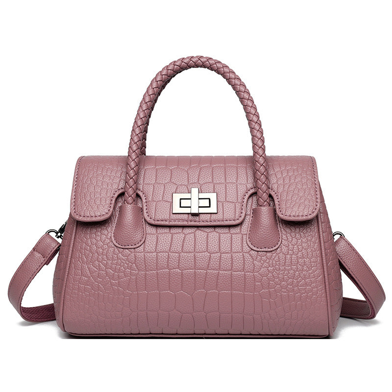Elegant Double-Handle Handbag Bowlift