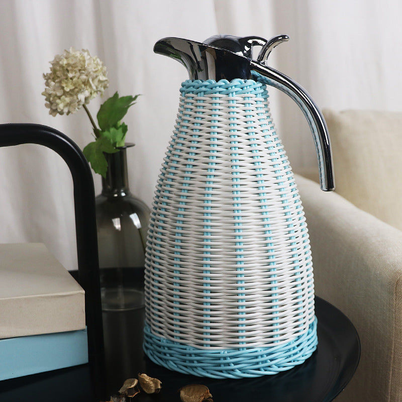 Decorative Woven Pitcher Bowlift