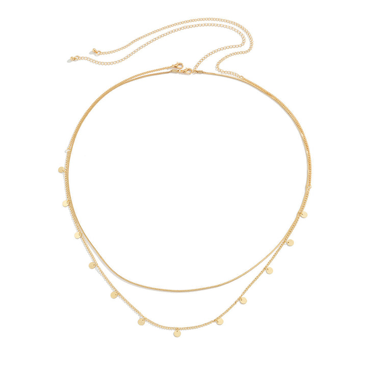 Layered Disc Necklace Bowlift