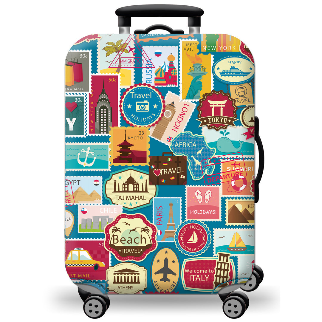 Unisex hard-shell suitcase with modern geometric design Bowlift