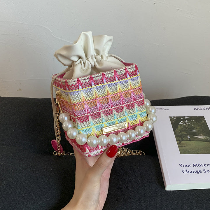 Charming Mini Drawstring Shoulder Bag Bowlift