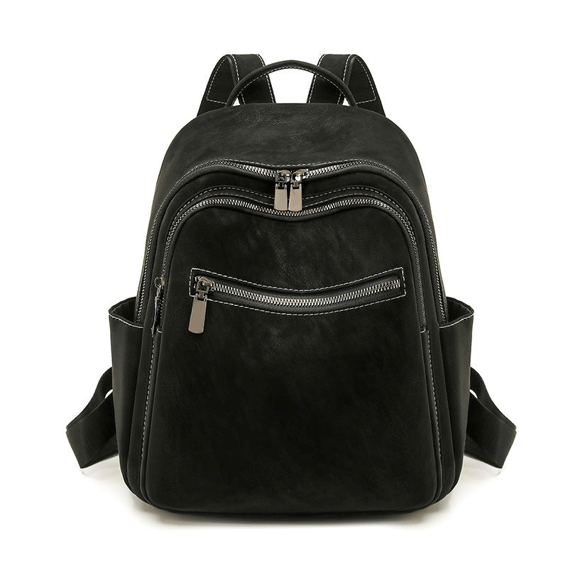 Premium Leather Travel Backpack Bowlift