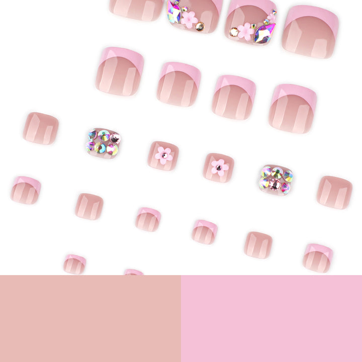 Artful toenail designs with colorful accents and glitter Bowlift