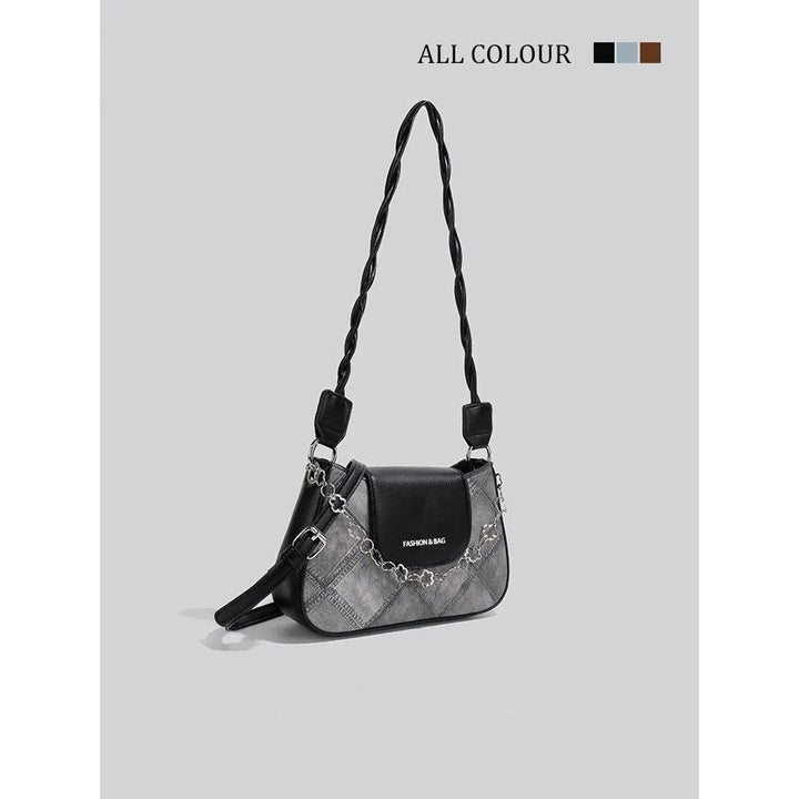 Fashion-Forward Quilted Shoulder Bag Bowlift