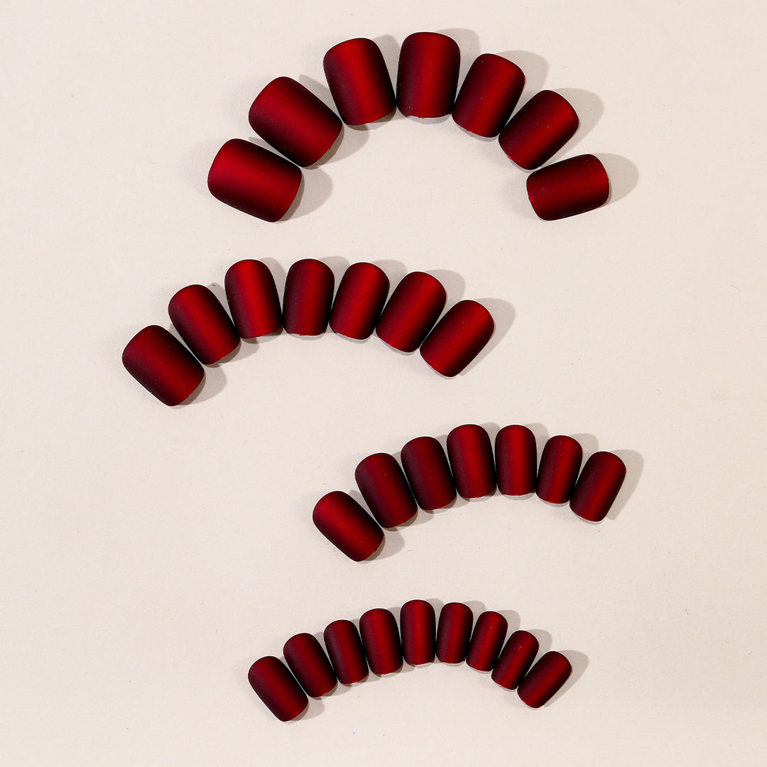 Matte Finish Press-On Nail Set Bowlift