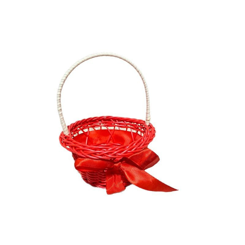 Decorative Miniature Woven Gift Basket Bowlift