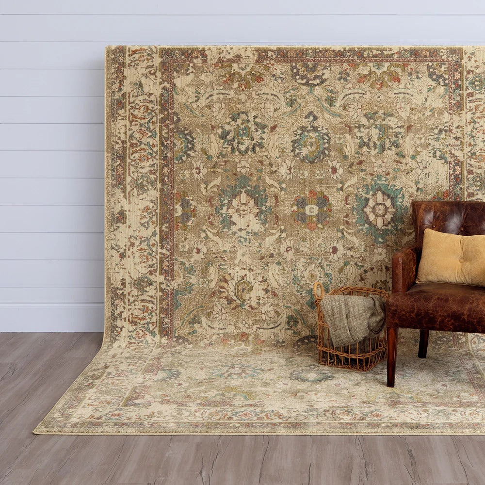 Vintage-Inspired Oriental Area Rug