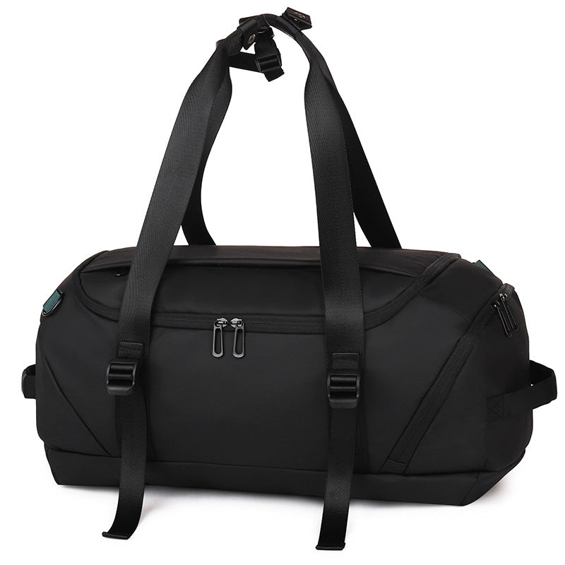 Sporty duffel bag with adjustable carrying system for active lifestyles Bowlift