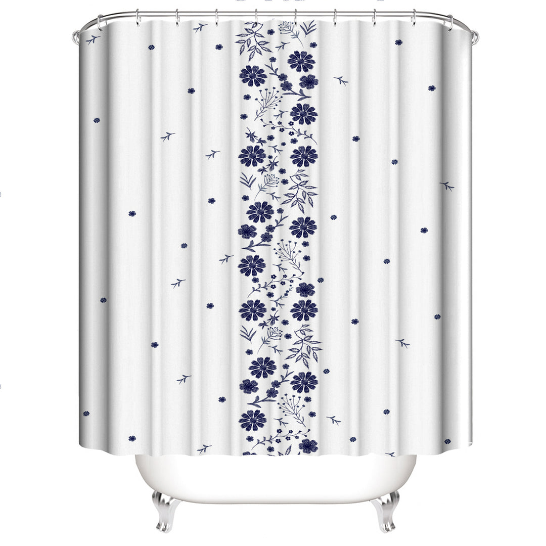 Floral-Patterned Bathroom Accessory Set Bowlift