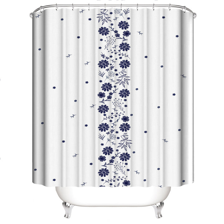 Floral-Patterned Bathroom Accessory Set Bowlift