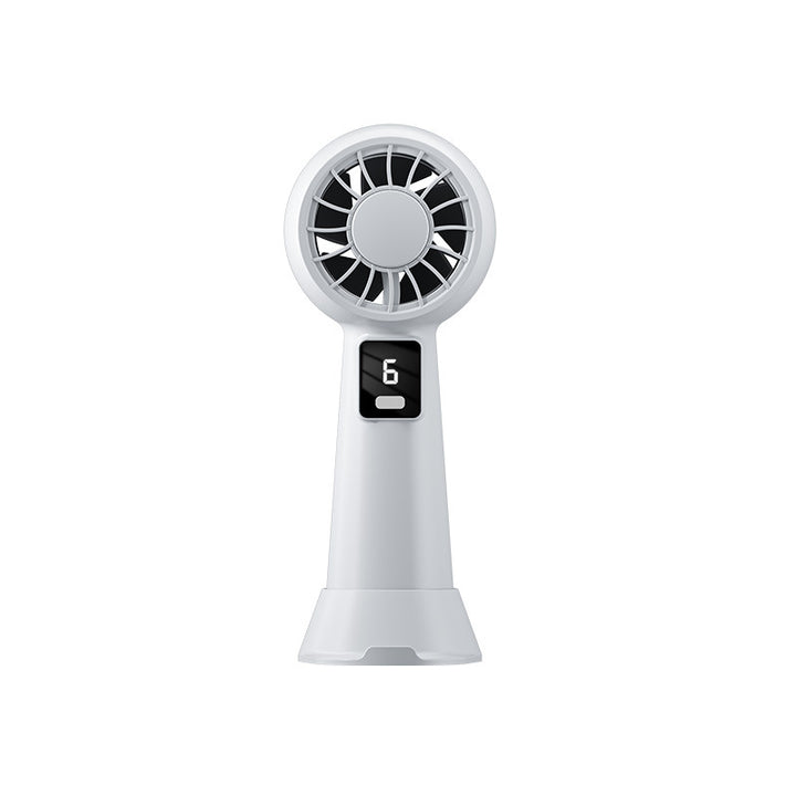 Women's Portable Fan with Digital Display Bowlift