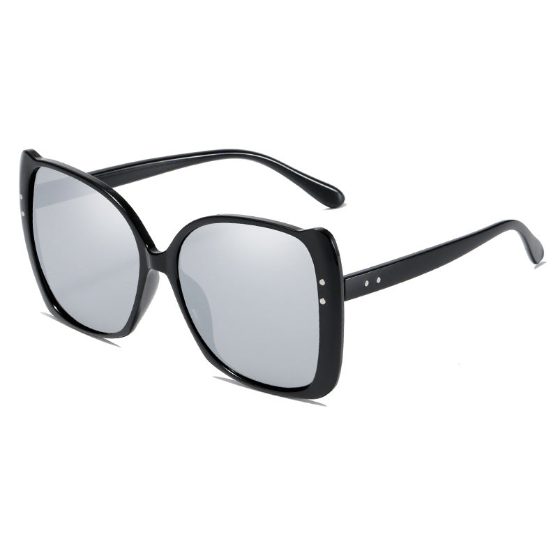 Women oversized sunglasses with brown gradient Bowlift